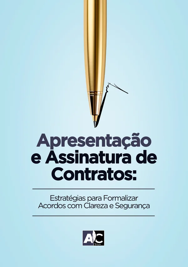 Capa do material Apresentação e Assinatura de Contratos