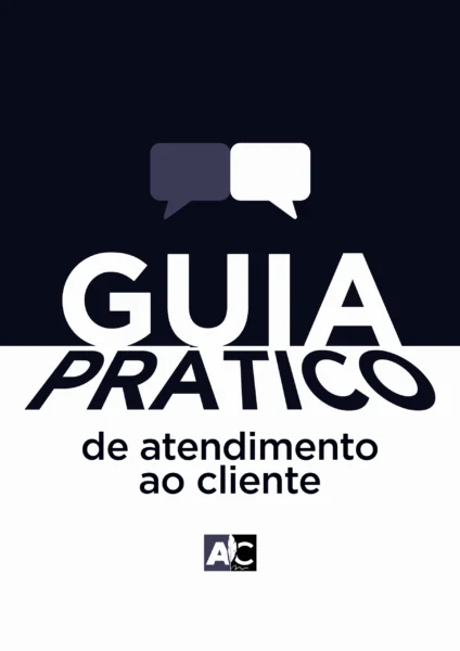 Capa do material Guia Prático de Atendimento ao Cliente